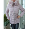 Lila růžový kabátek Simo
