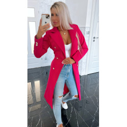 copy of Malinový kabátek se zlatými knoflíky