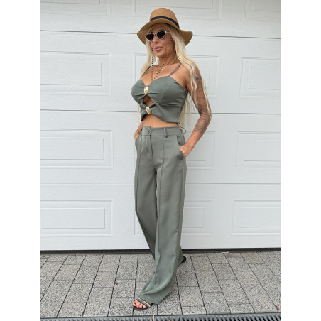 Khaki komplet Sara