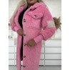 Růžový kabátek Velsa