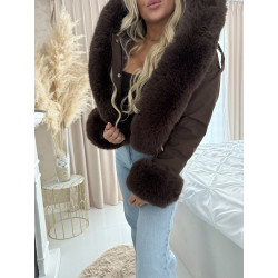 Hnědá bundička Lovely