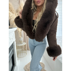 Hnědá bundička Lovely