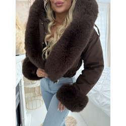 Hnědá bundička Lovely