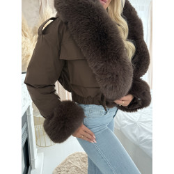 Hnědá bundička Lovely