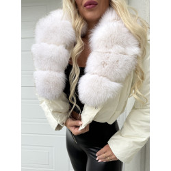 Krémová bundička Erika