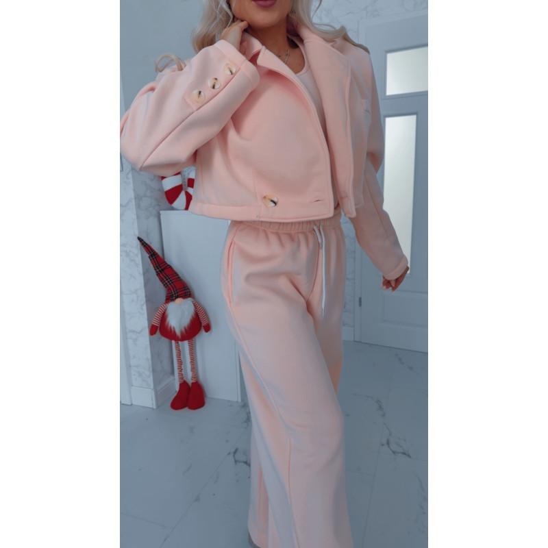 Světle růžový/meruňkový komplet Sia