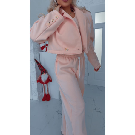 Světle růžový/meruňkový komplet Sia