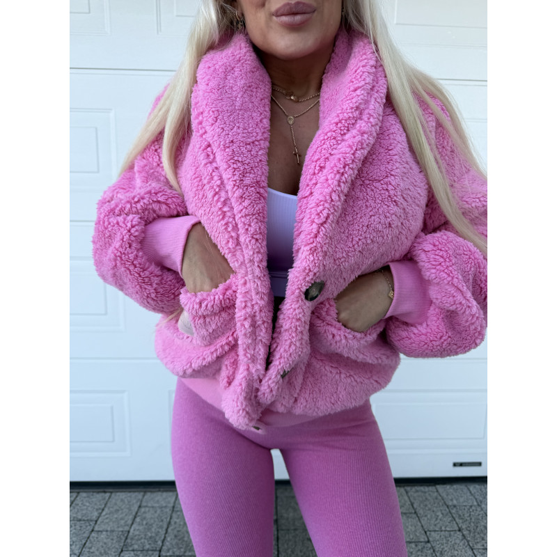 Růžová bundička Velsa