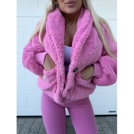 Růžová bundička Velsa