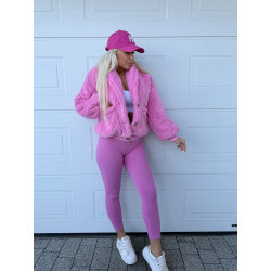 Růžová bundička Velsa