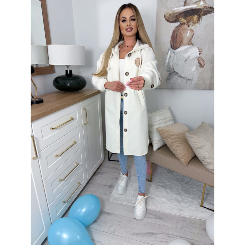 Smetanový jarní kabátek Velsa