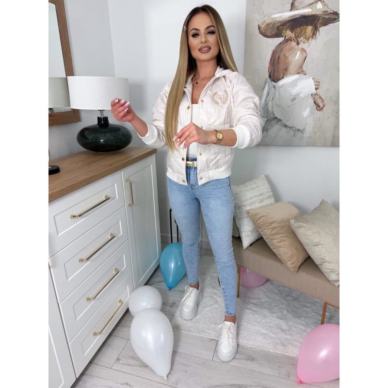 Krémová jarní bundička Velsa