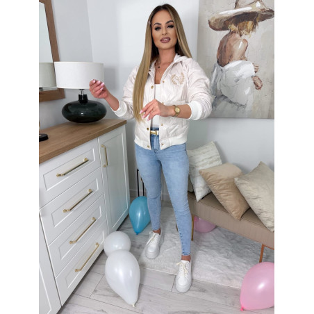 Krémová jarní bundička Velsa