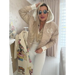 Béžová jarní bundička Velsa