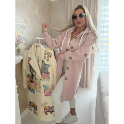 Pudrový kabátek Velsa