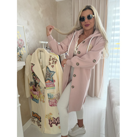 Pudrový kabátek Velsa