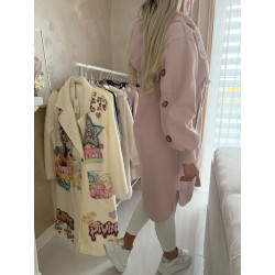 Pudrový kabátek Velsa