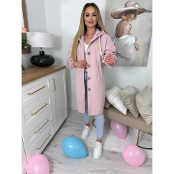 Pudrový kabátek Velsa