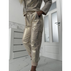 Zlatavé kalhoty Safari