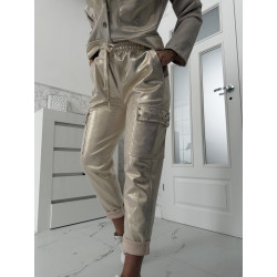 Zlatavé kalhoty Safari