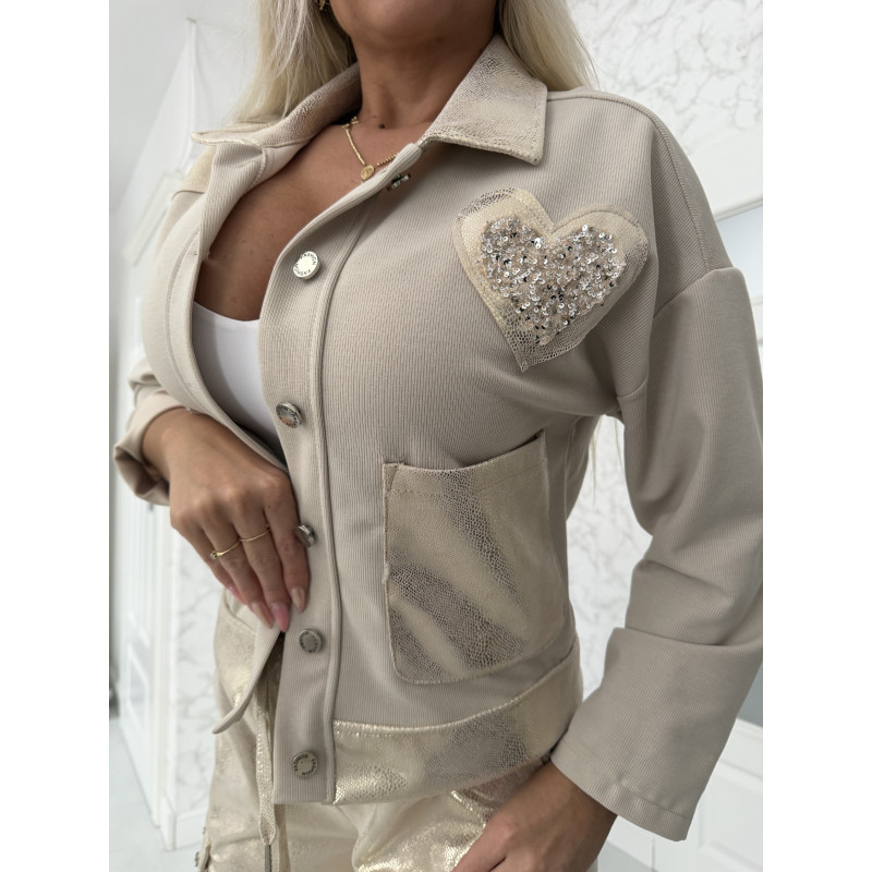 Zlatavá bundička Safari