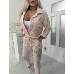 Růžové kalhoty Heart