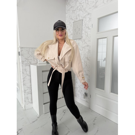 Béžová bundička Tori