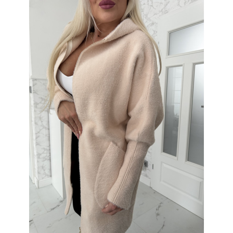 Krémový kabátek Alpaka