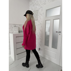 Fuchsiový kabátek Alpaka