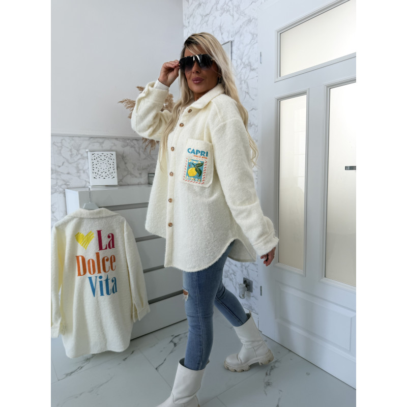 Smetanová košile Capri