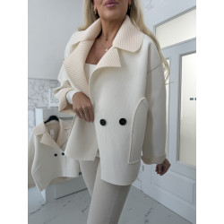 Smetanový kabátek Stella