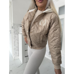 Béžová jarní bundička Velsa