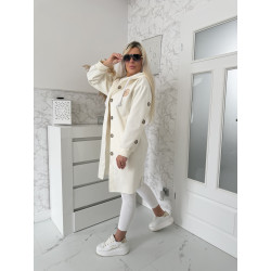 Smetanový jarní kabátek Velsa