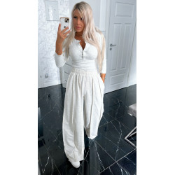 Béžová melírovaná souprava Tiffany