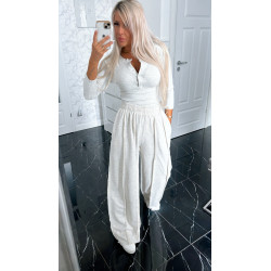 Béžová melírovaná souprava Tiffany