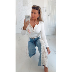 Džíny s krajkou