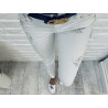 Bílé džíny s mašličkami